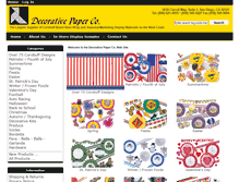 Tablet Screenshot of decorativepaper.com